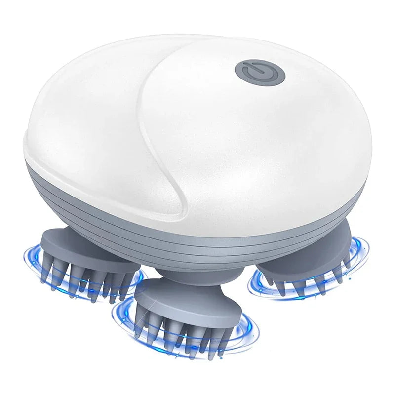 Smart Electric Scalp & Head Massager | Deep Tissue Kneading Therapy